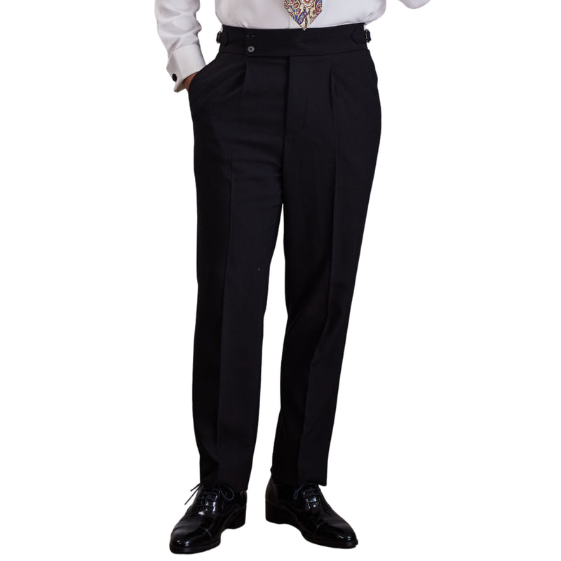 Đen The Nuweiba Side-Tab Trouser — 0