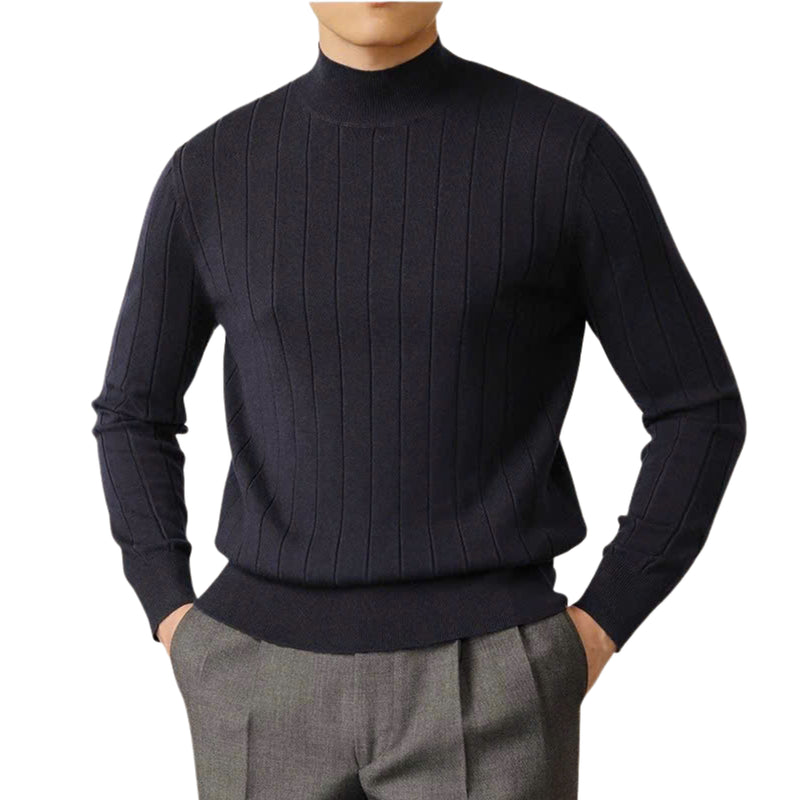 Black The Pelusium Knit Polo — 0