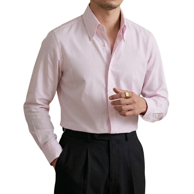 Pink The Qena Striped Shirt — 0