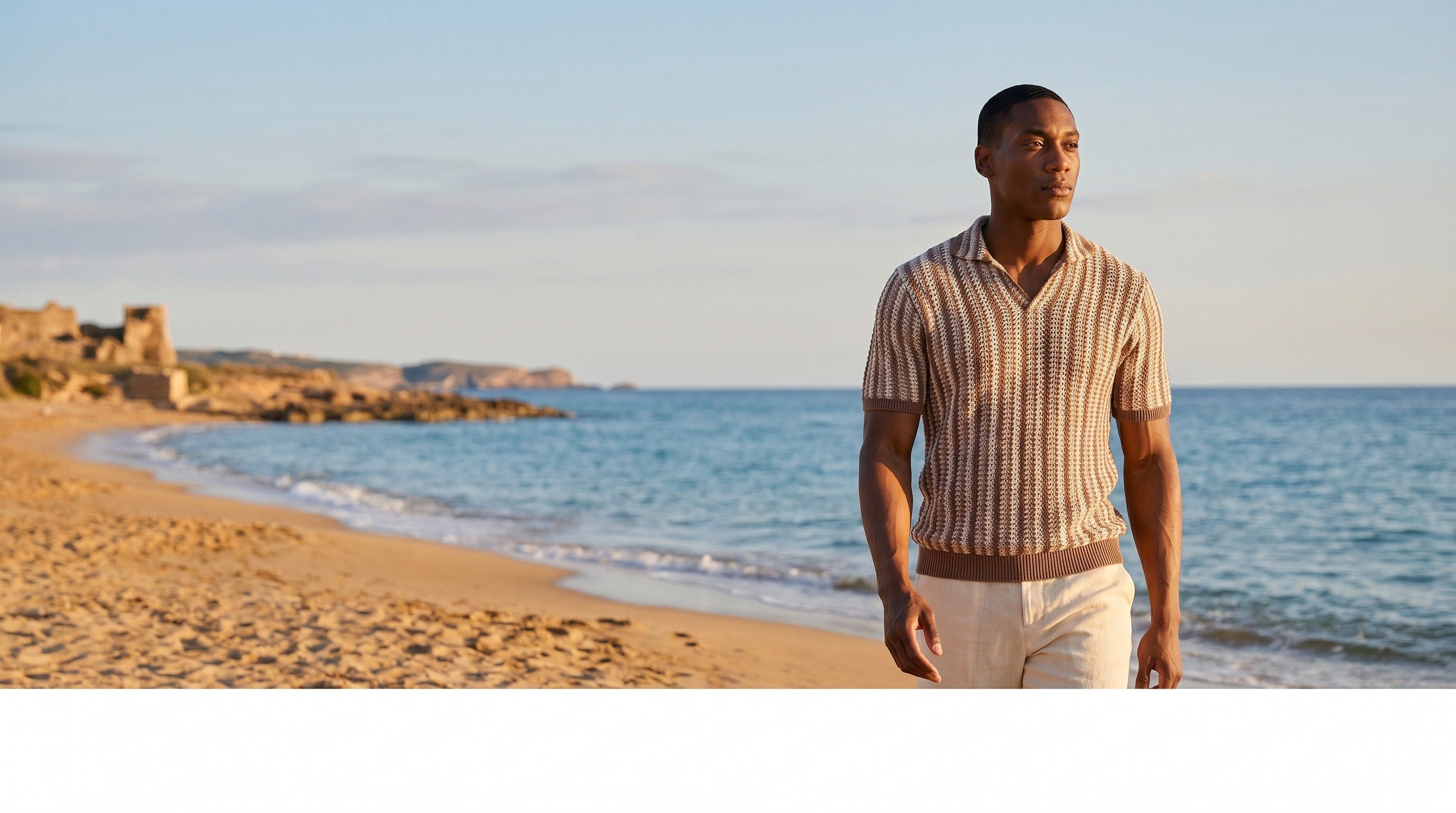 The Resort Polo in Egyptian Giza cotton on the Mediterranean coast