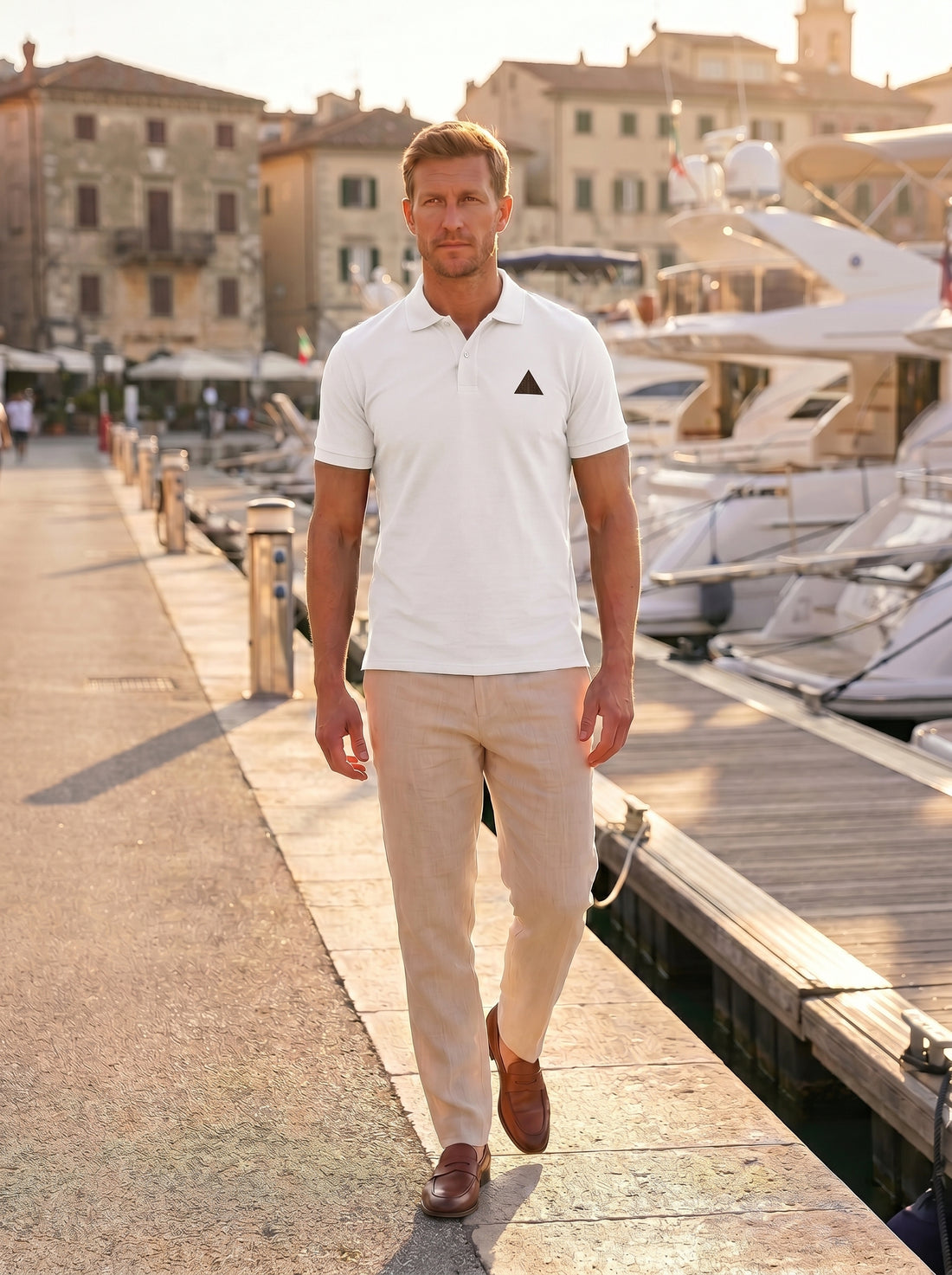 White Alexandria Polo — street