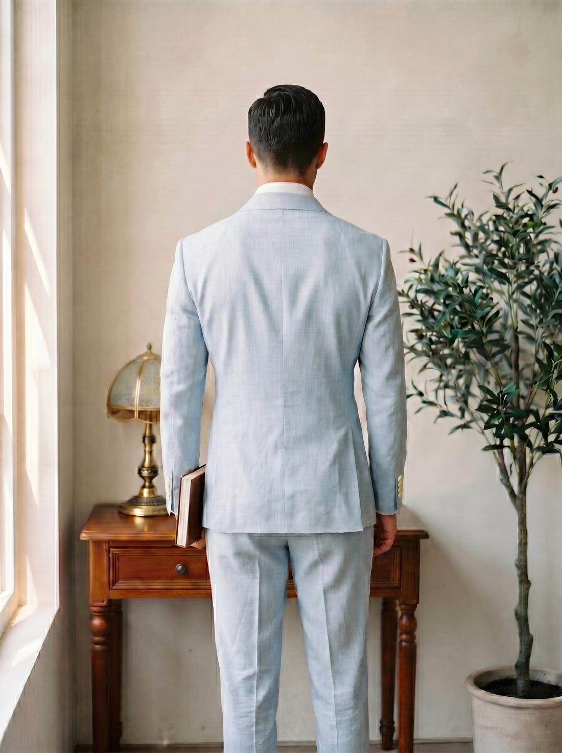 Light Blue Aswan Suit — back