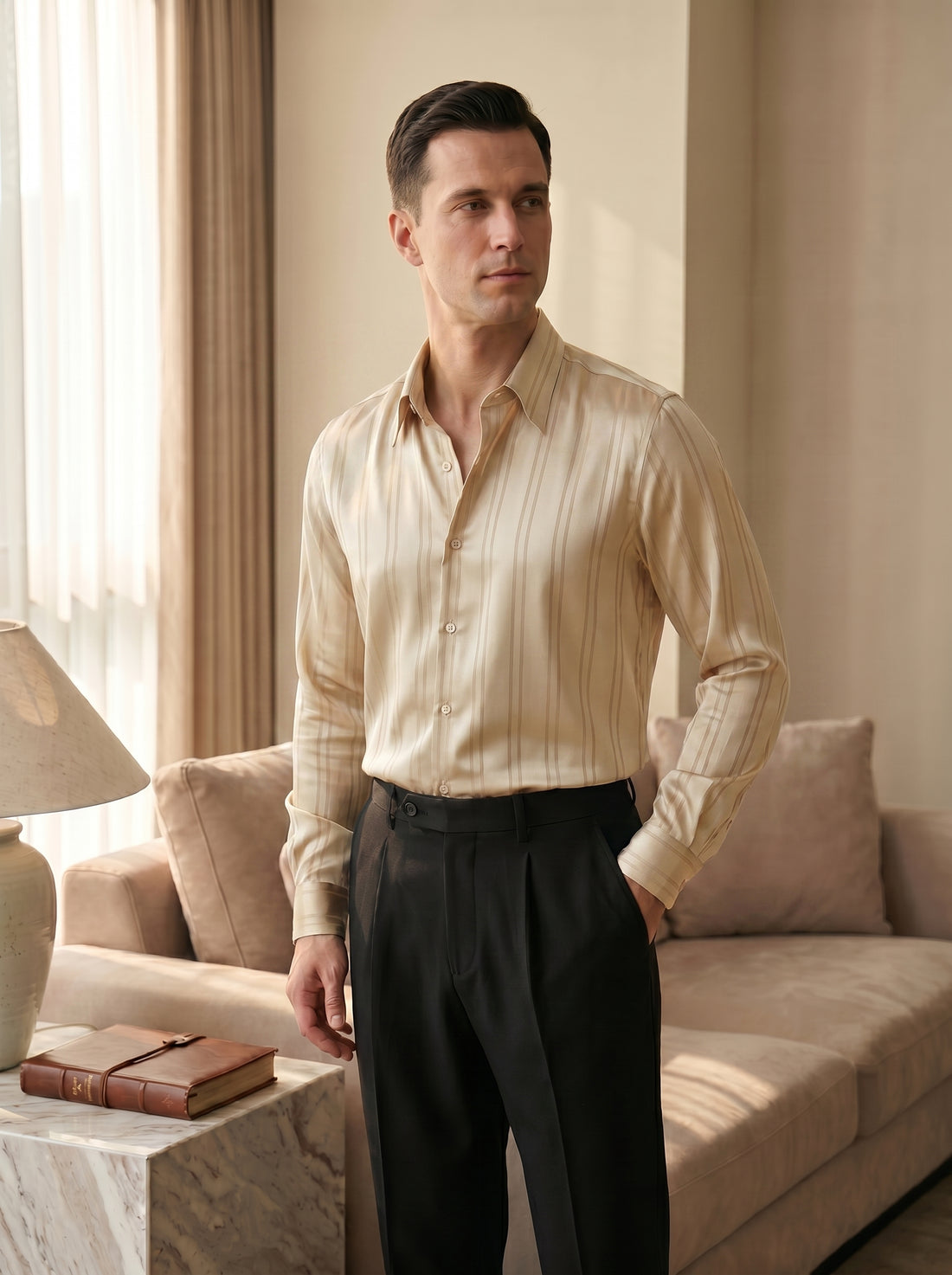 Champagne Luxor Shirt — 34