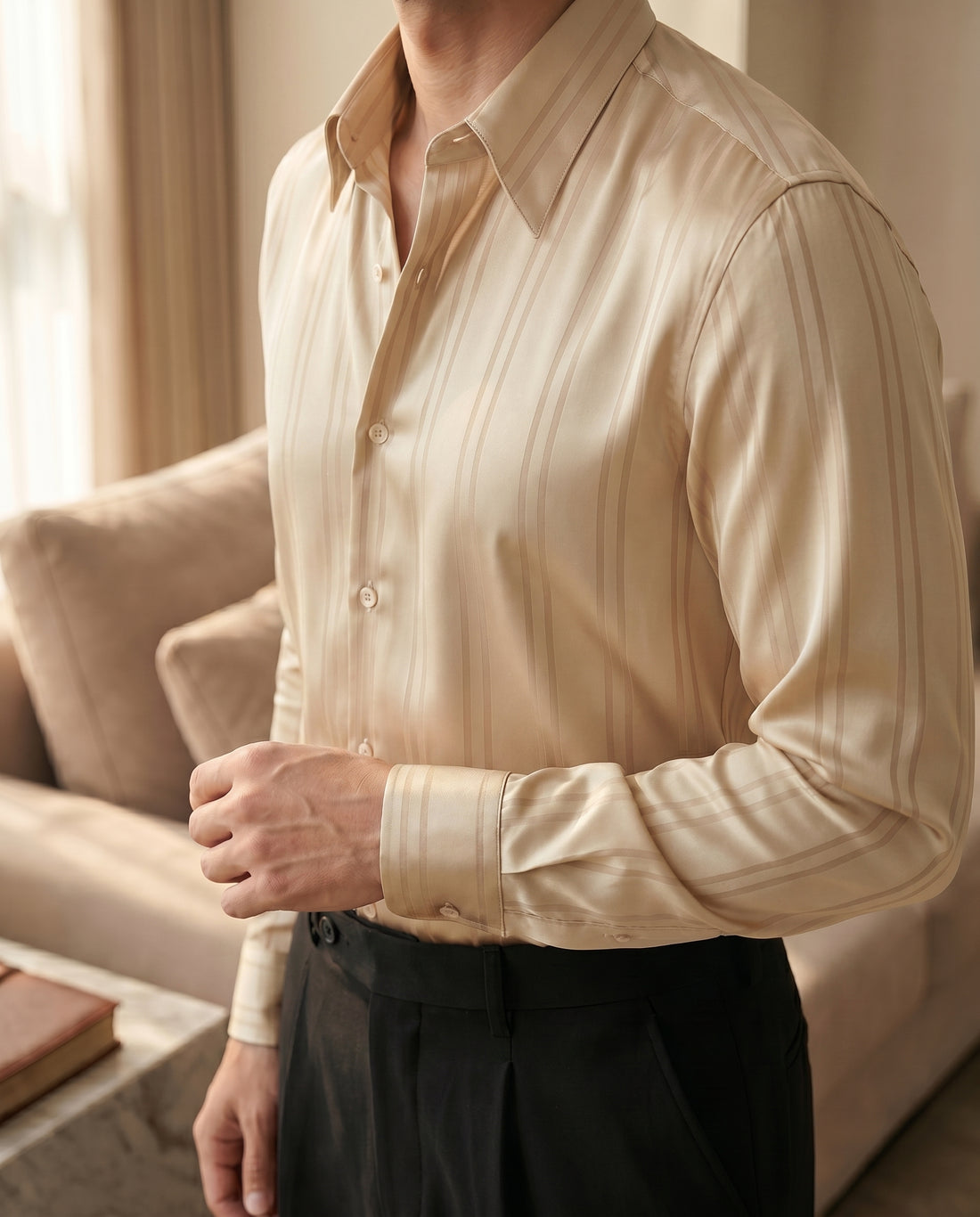 Champagne Luxor Shirt — detail