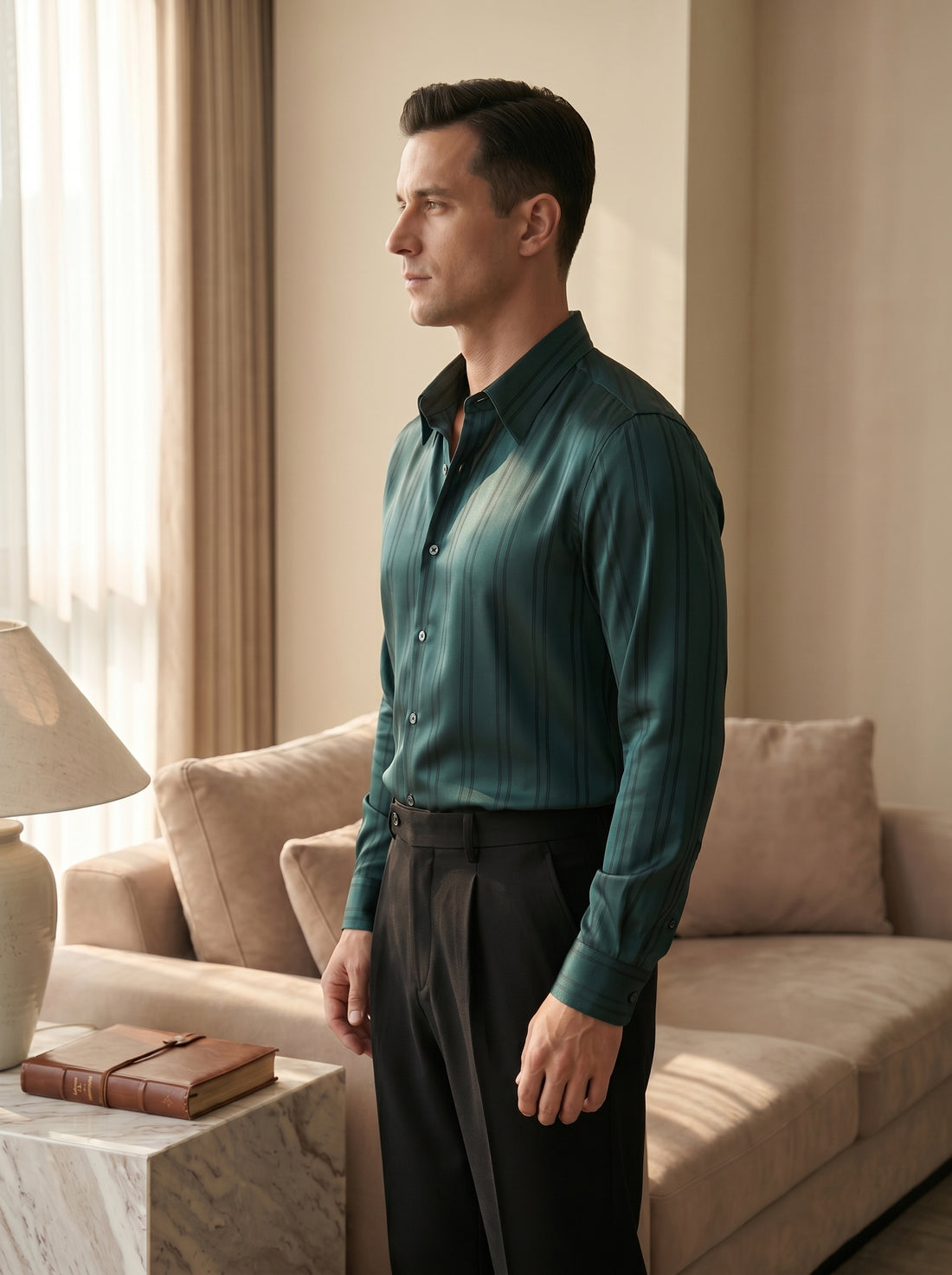 Emerald Luxor Shirt — side