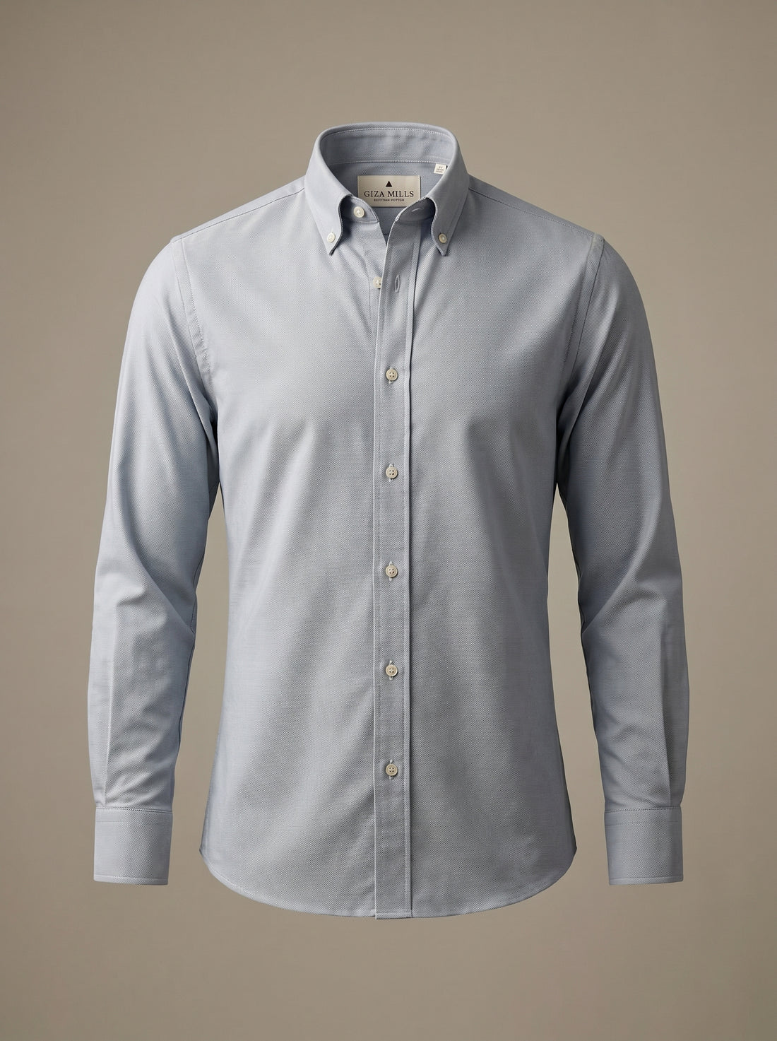 Smoke Gray The Memphis Oxford Shirt — front-flat