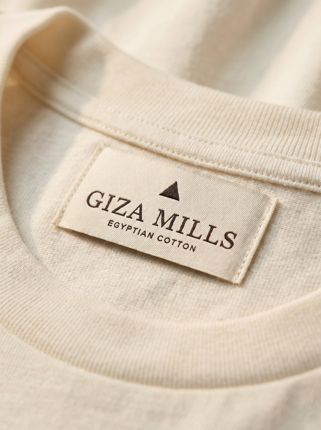 Ecru Nile Tee — label