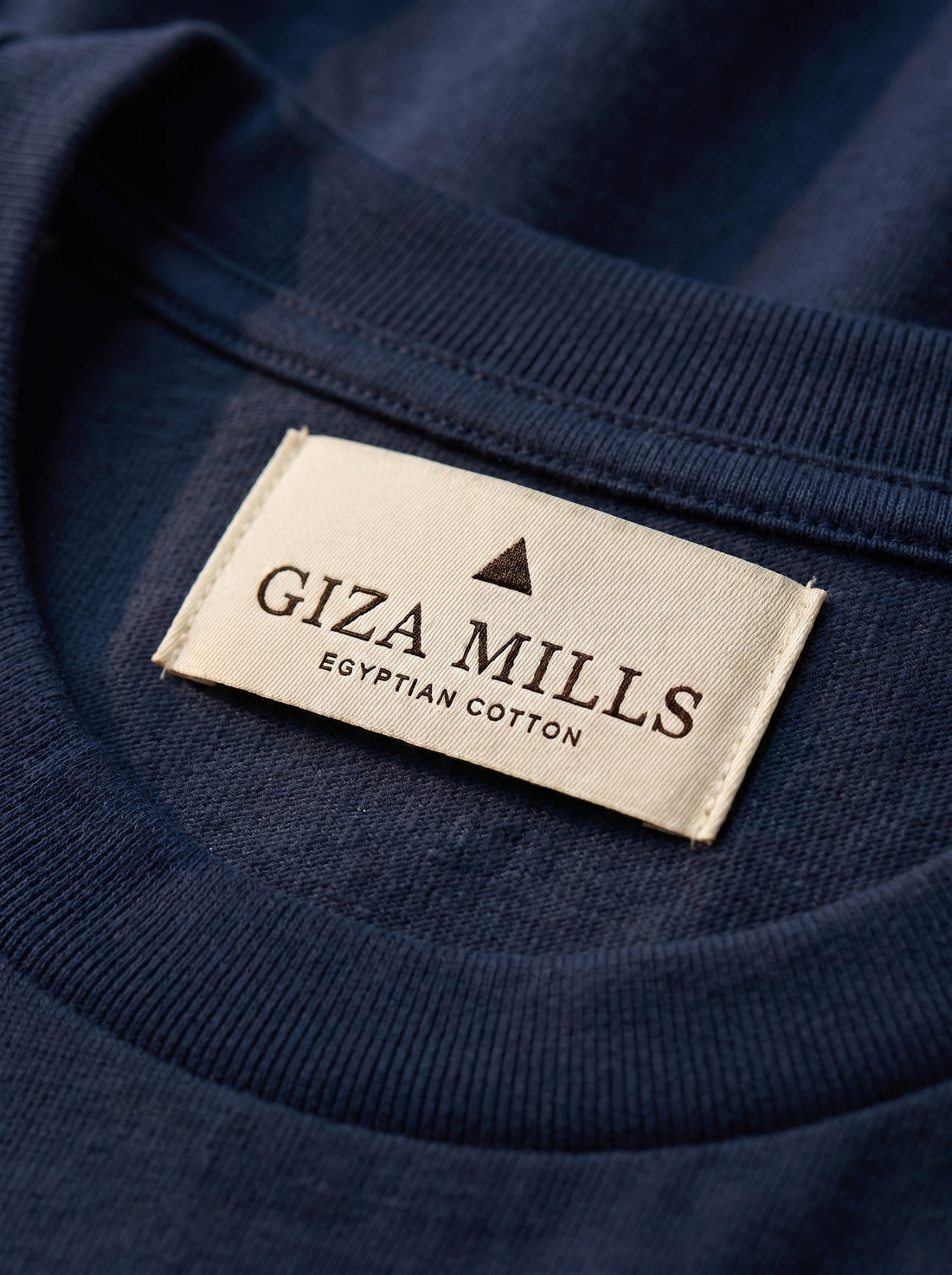 Navy Nile Tee — label
