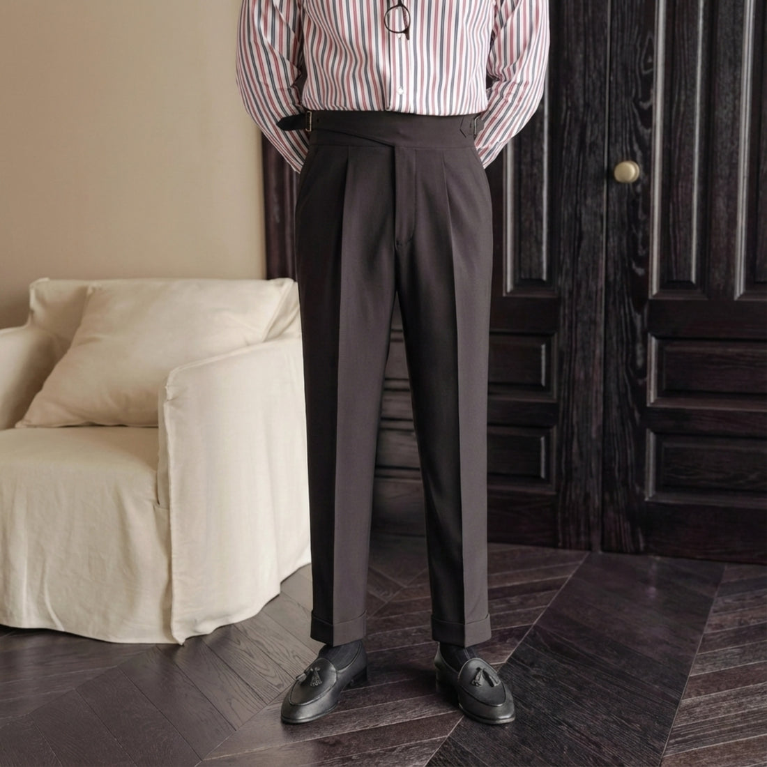 Black The Abusir Gurkha Trouser — 1