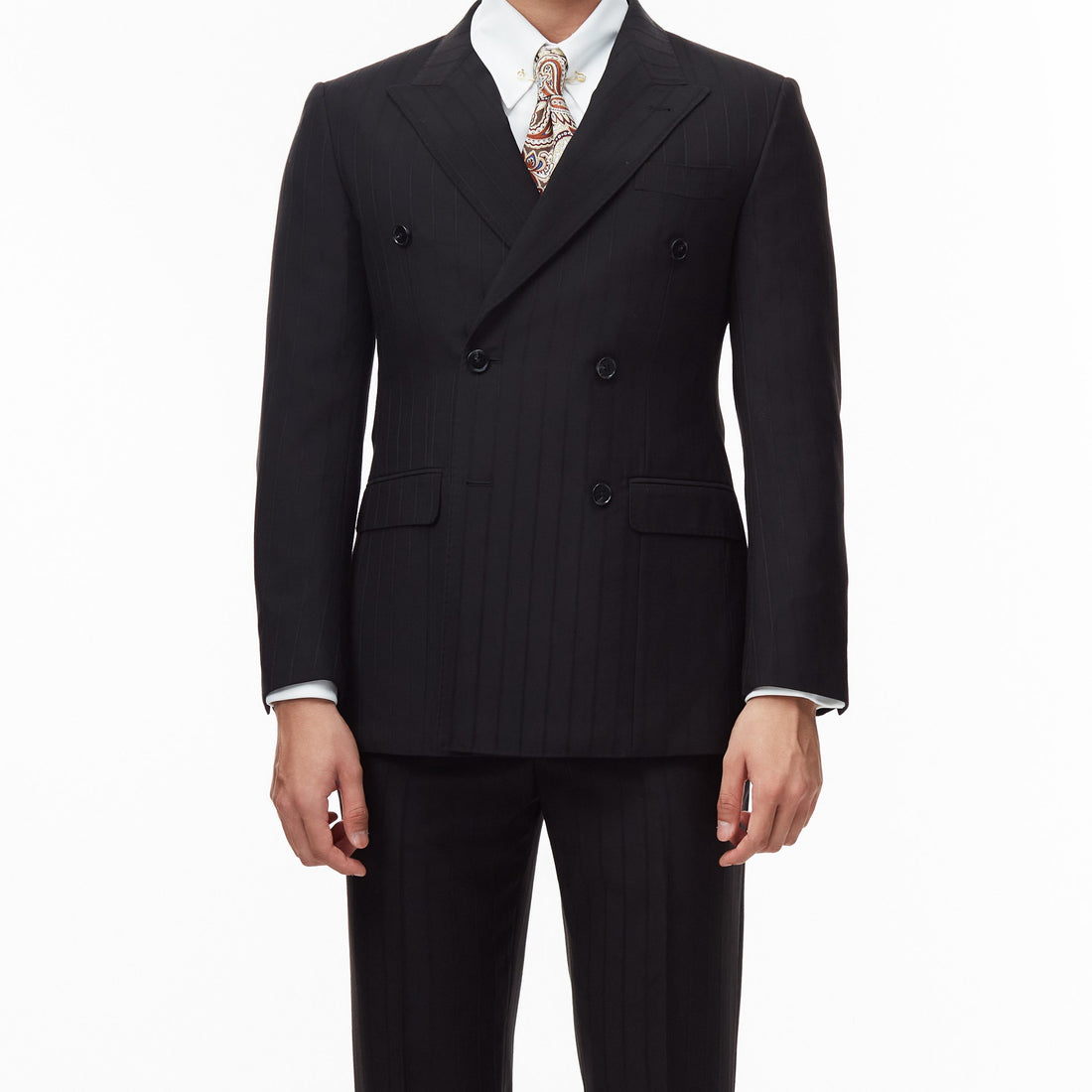 Natural The Alexandria Striped Suit — 0