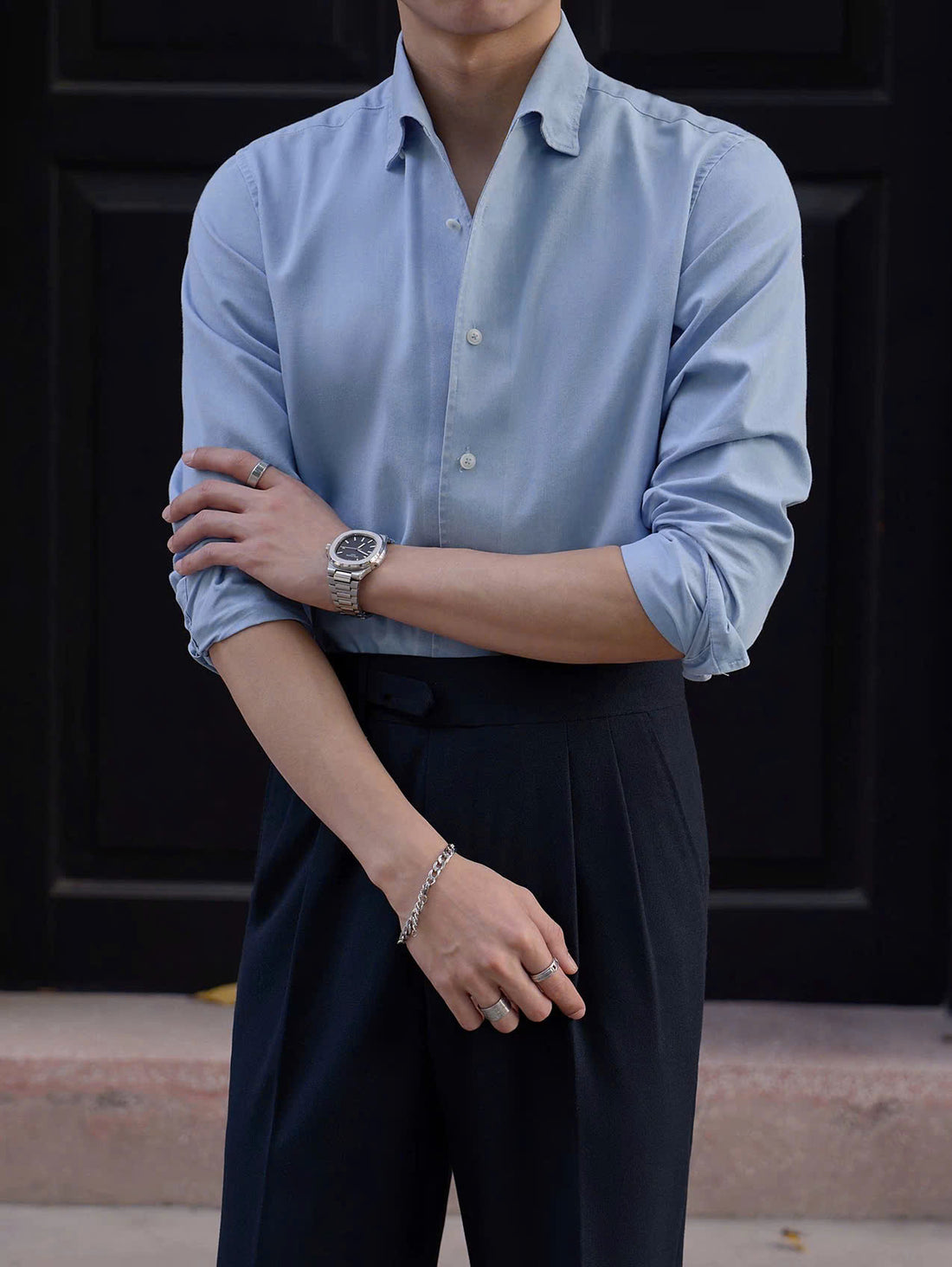 Blue The Busiris Denim Shirt — 3
