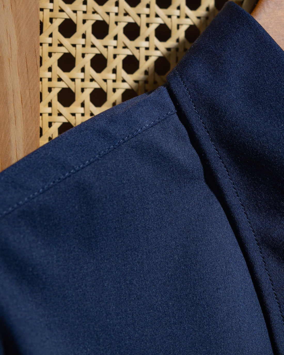 Navy The Dahab Spearpoint Shirt — 2