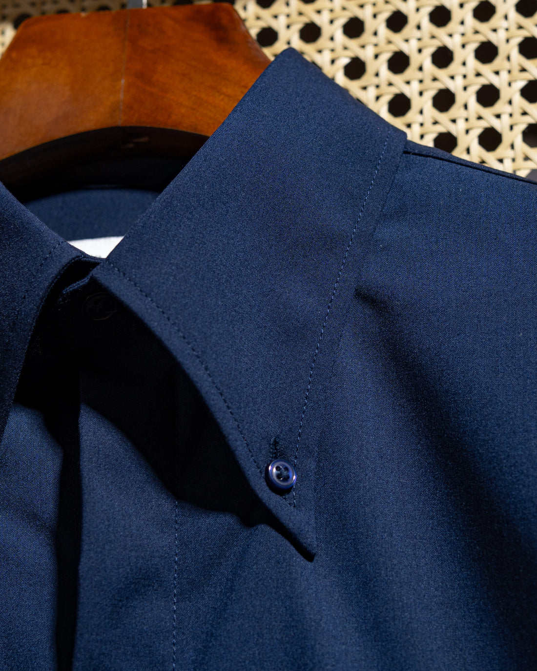 Navy The Dahab Spearpoint Shirt — 3