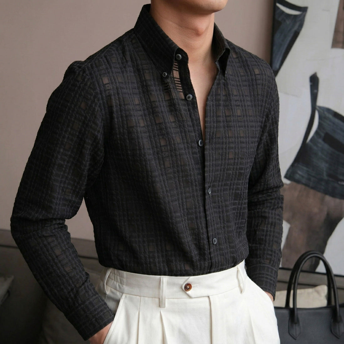 Black The Damietta Shirt — 2