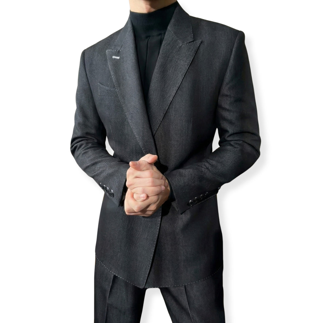 Black The Dendera Denim Suit — 0