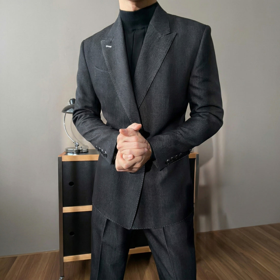 Black The Dendera Denim Suit — 3
