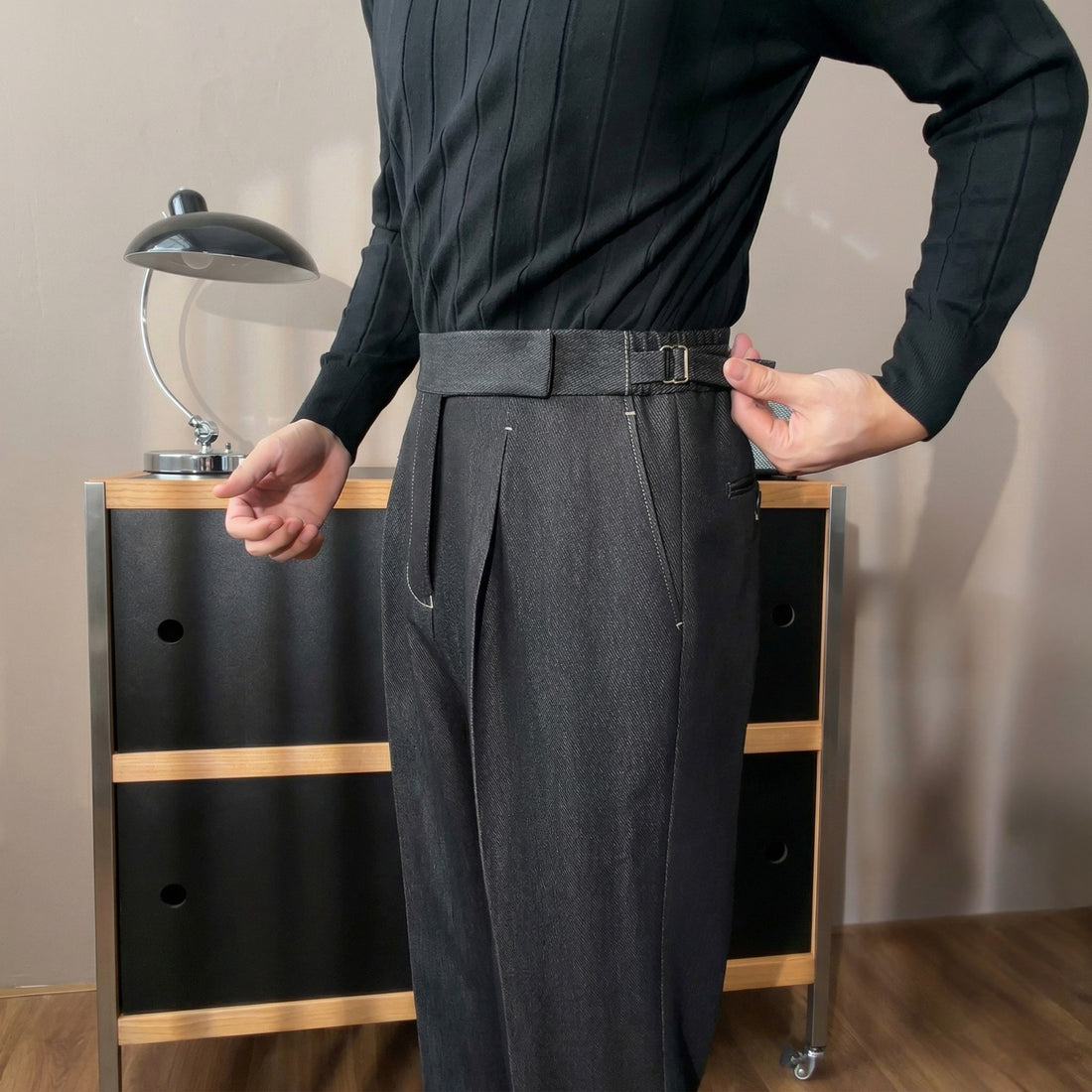 Black The Dendera Denim Suit — 4