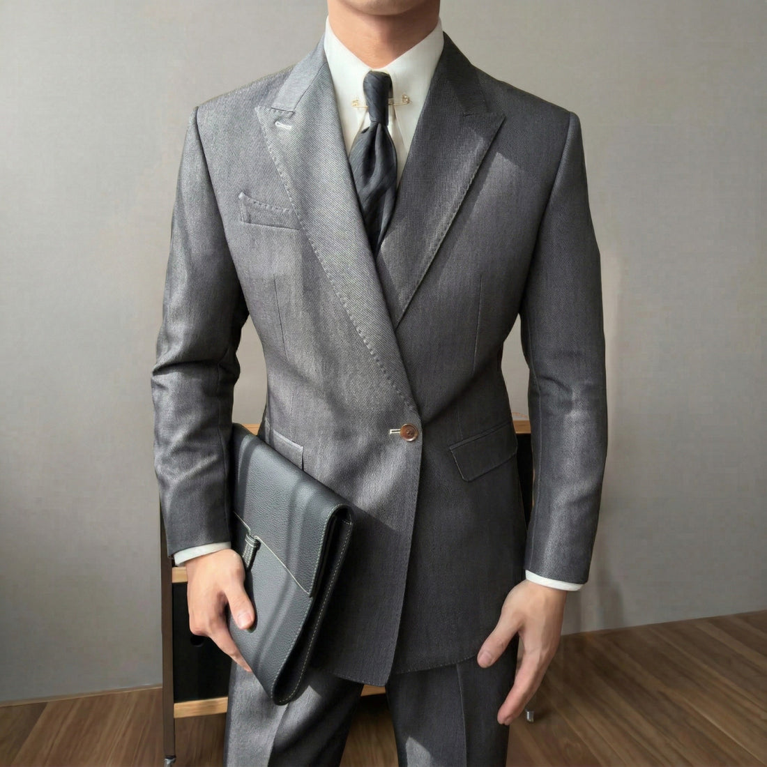 Grey The Dendera Denim Suit — 1