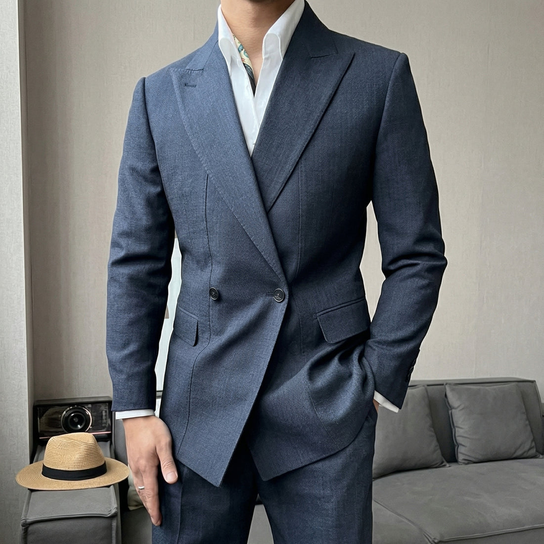 Navy The Edku Suit — 0