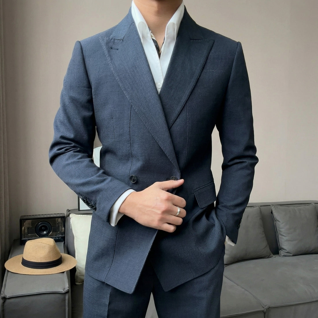 Navy The Edku Suit — 3
