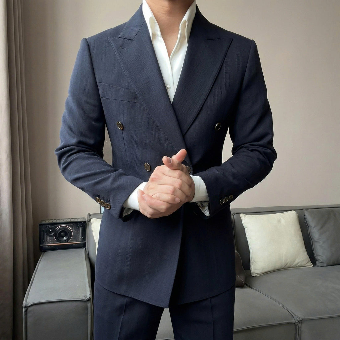 NAVY The Faiyum Suit — 0