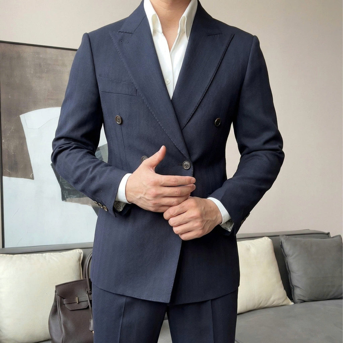NAVY The Faiyum Suit — 2