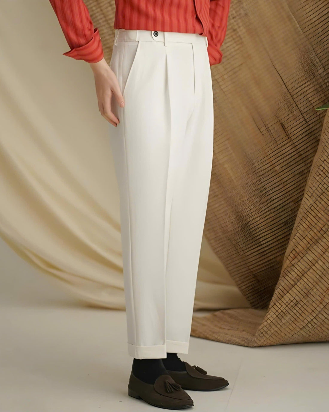 White The Farafra Dress Trouser — 1