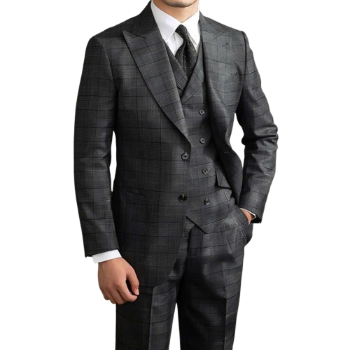 Natural The Karnak Check Suit — 0