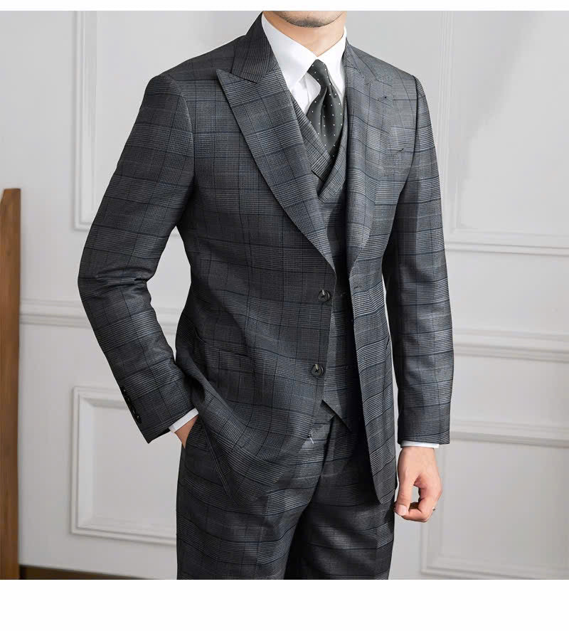 Natural The Karnak Check Suit — 3