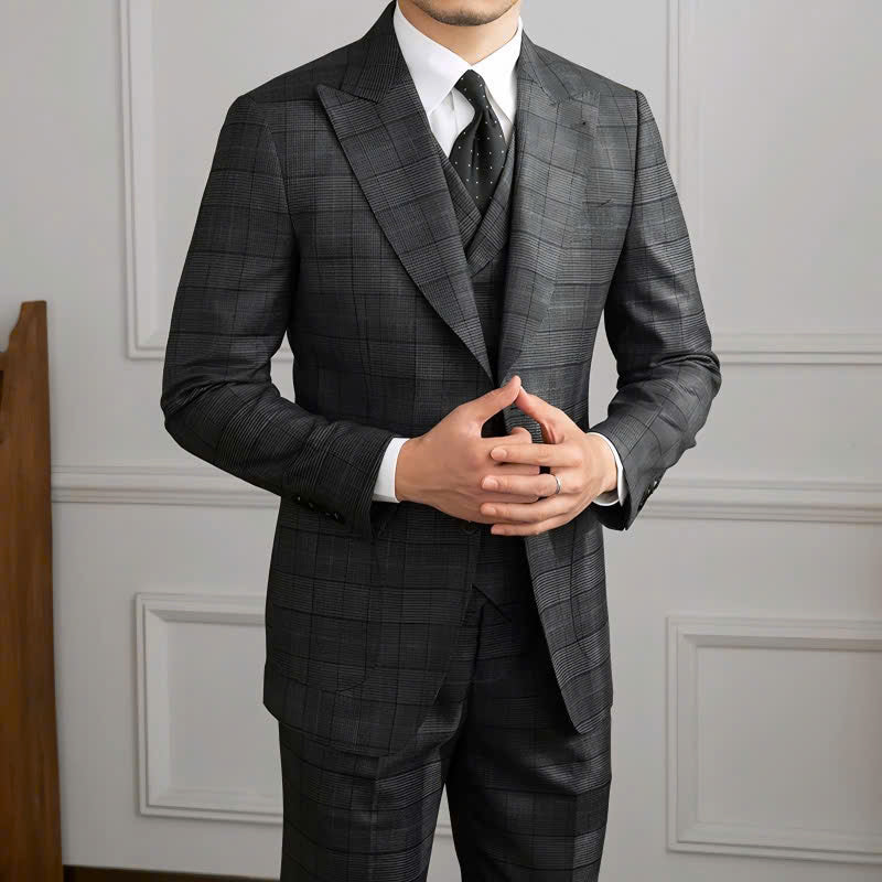 Natural The Karnak Check Suit — 4