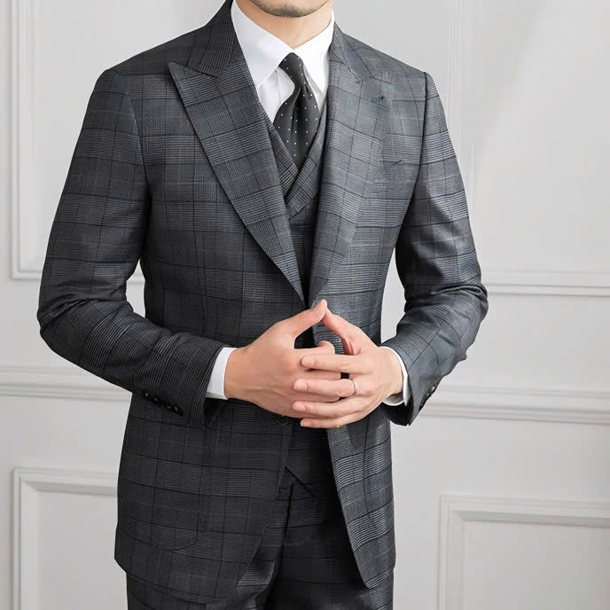 Natural The Karnak Check Suit — 5
