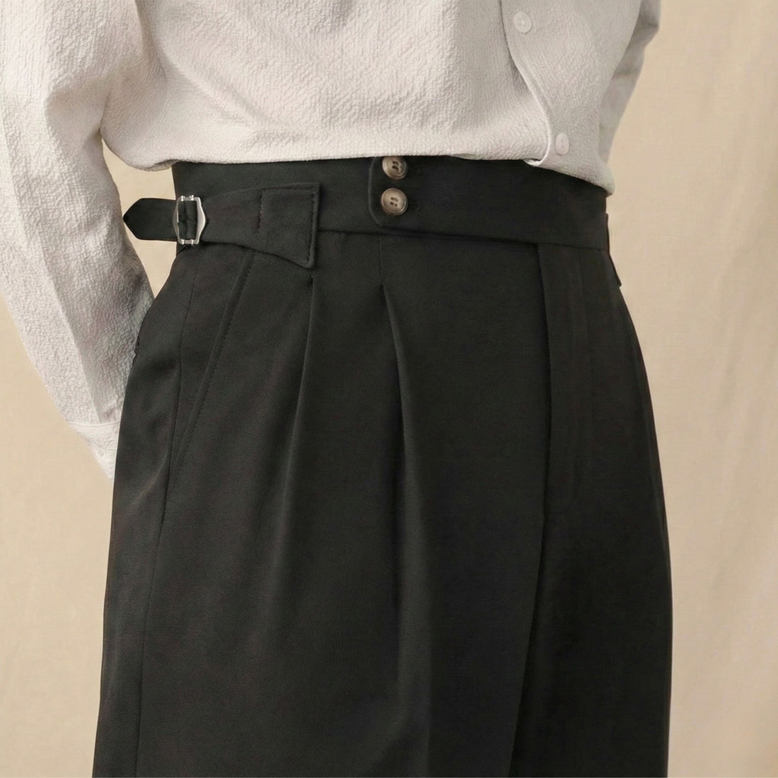 Natural The Kharga Side-Tab Trouser — 1