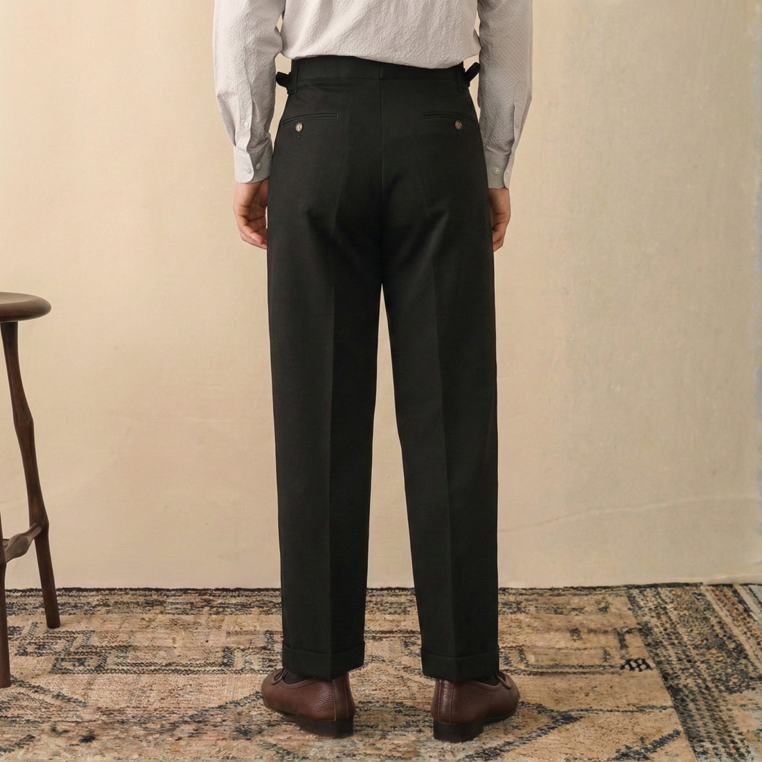 Natural The Kharga Side-Tab Trouser — 3