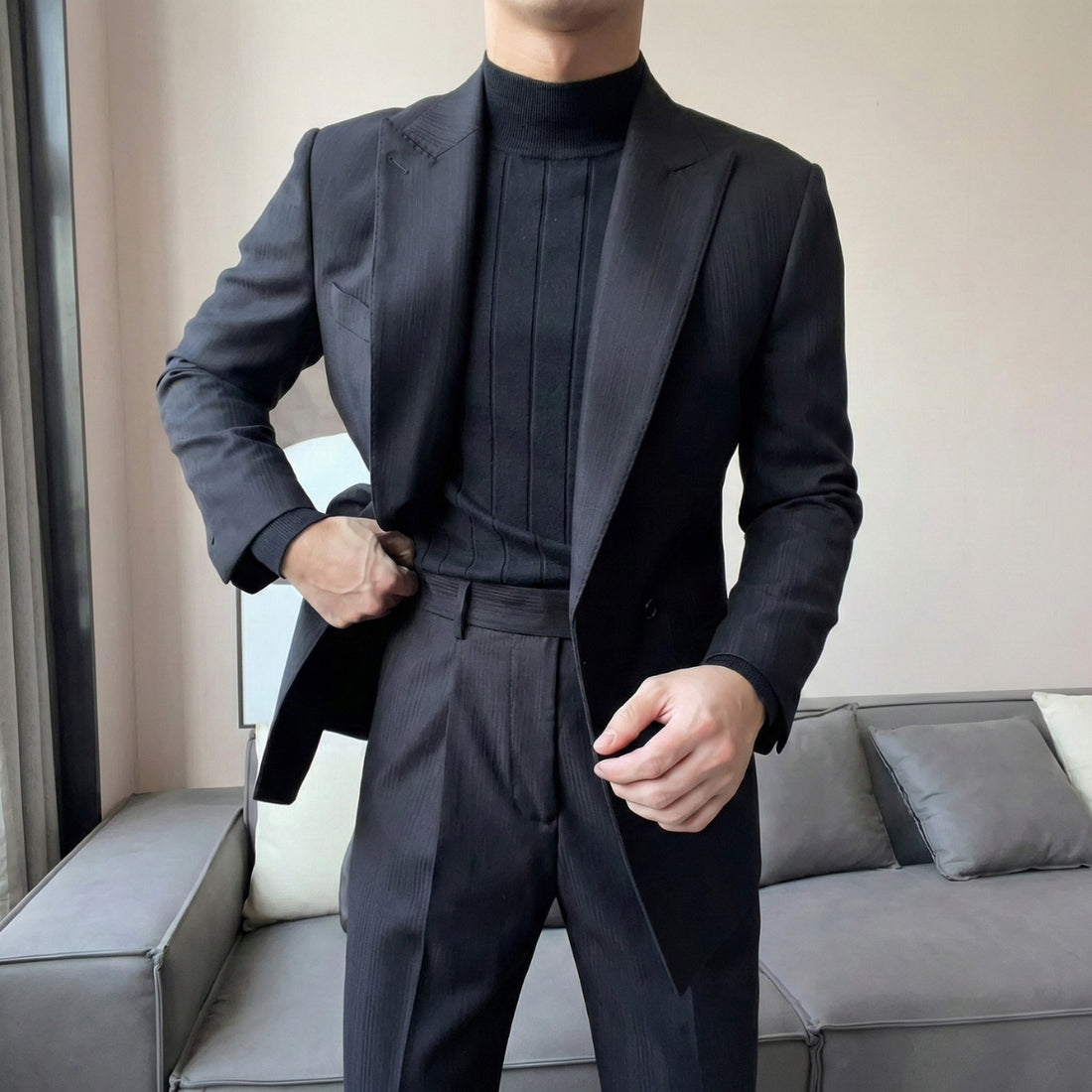 Black The Meidum Suit — 1