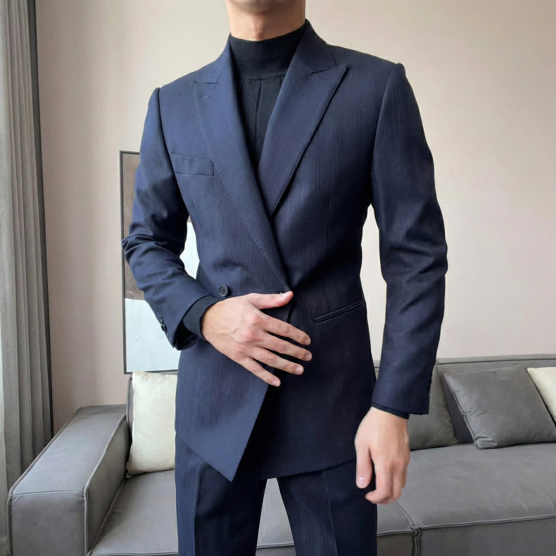 Navy The Meidum Suit — 1