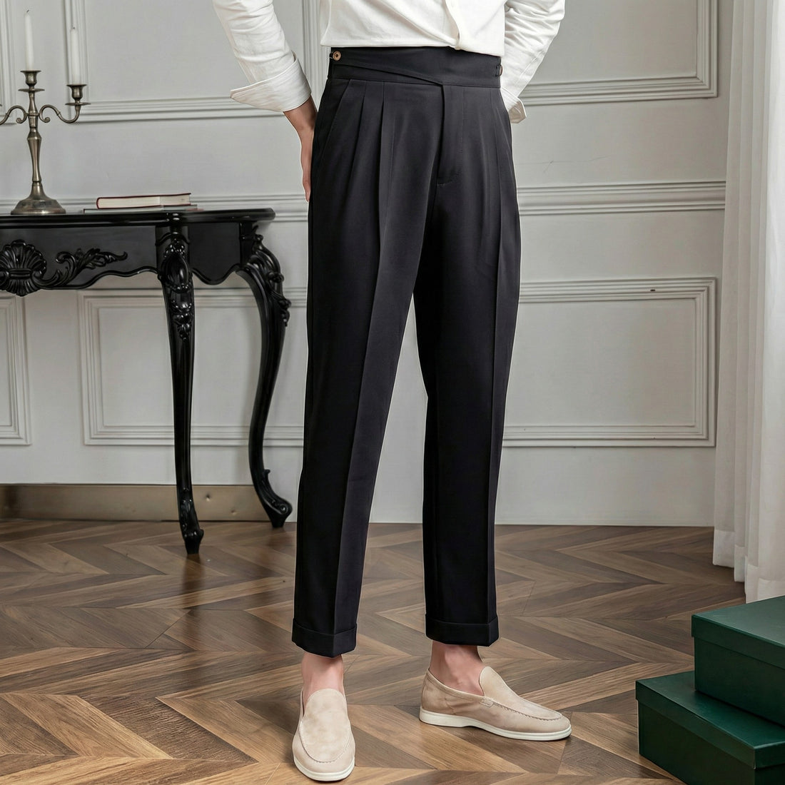 Đen The Mendes Gurkha Trouser — 0