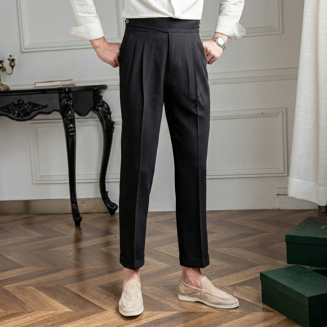 Đen The Mendes Gurkha Trouser — 2