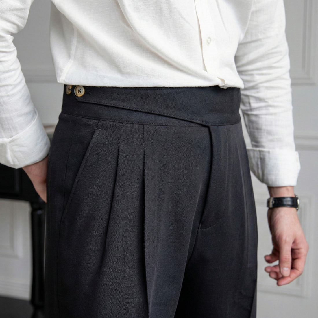 Đen The Mendes Gurkha Trouser — 4