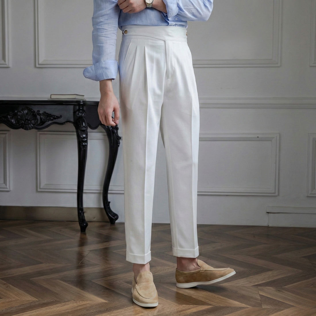 Trắng The Mendes Gurkha Trouser — 1