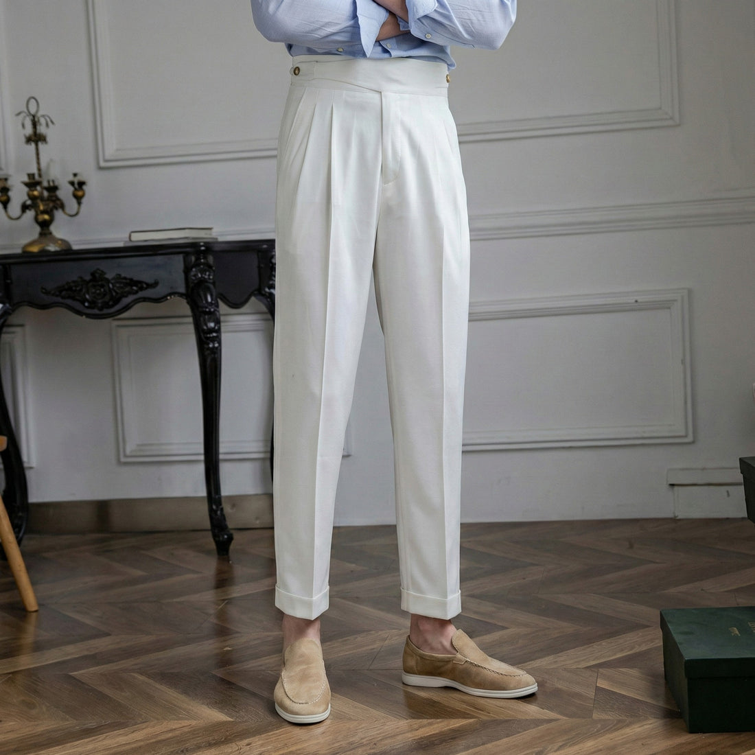 Trắng The Mendes Gurkha Trouser — 4