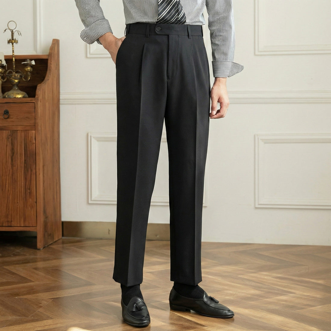 Đen The Nubia Dress Trouser — 3