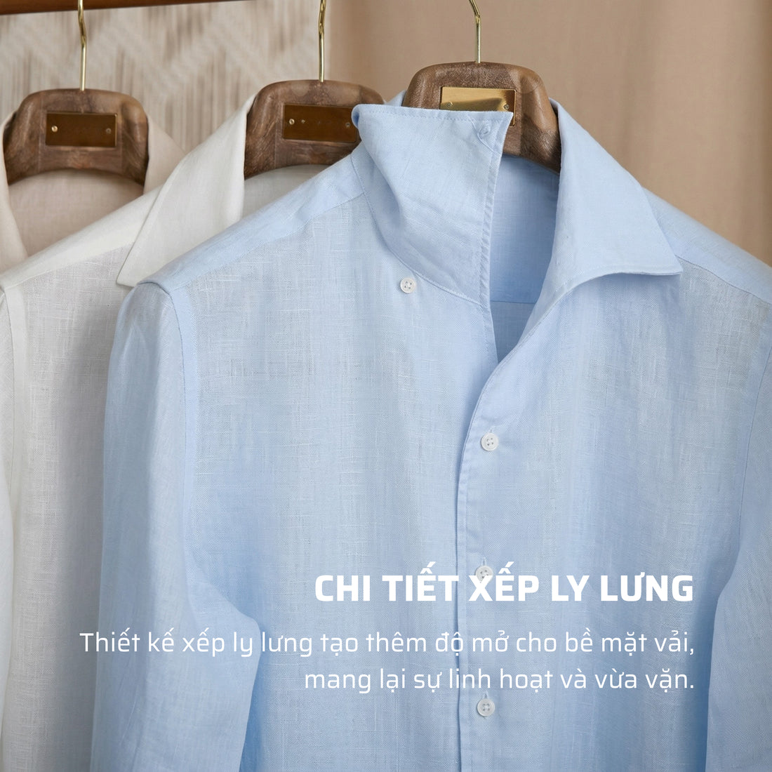 BLUE The Rosetta Linen Shirt — 3