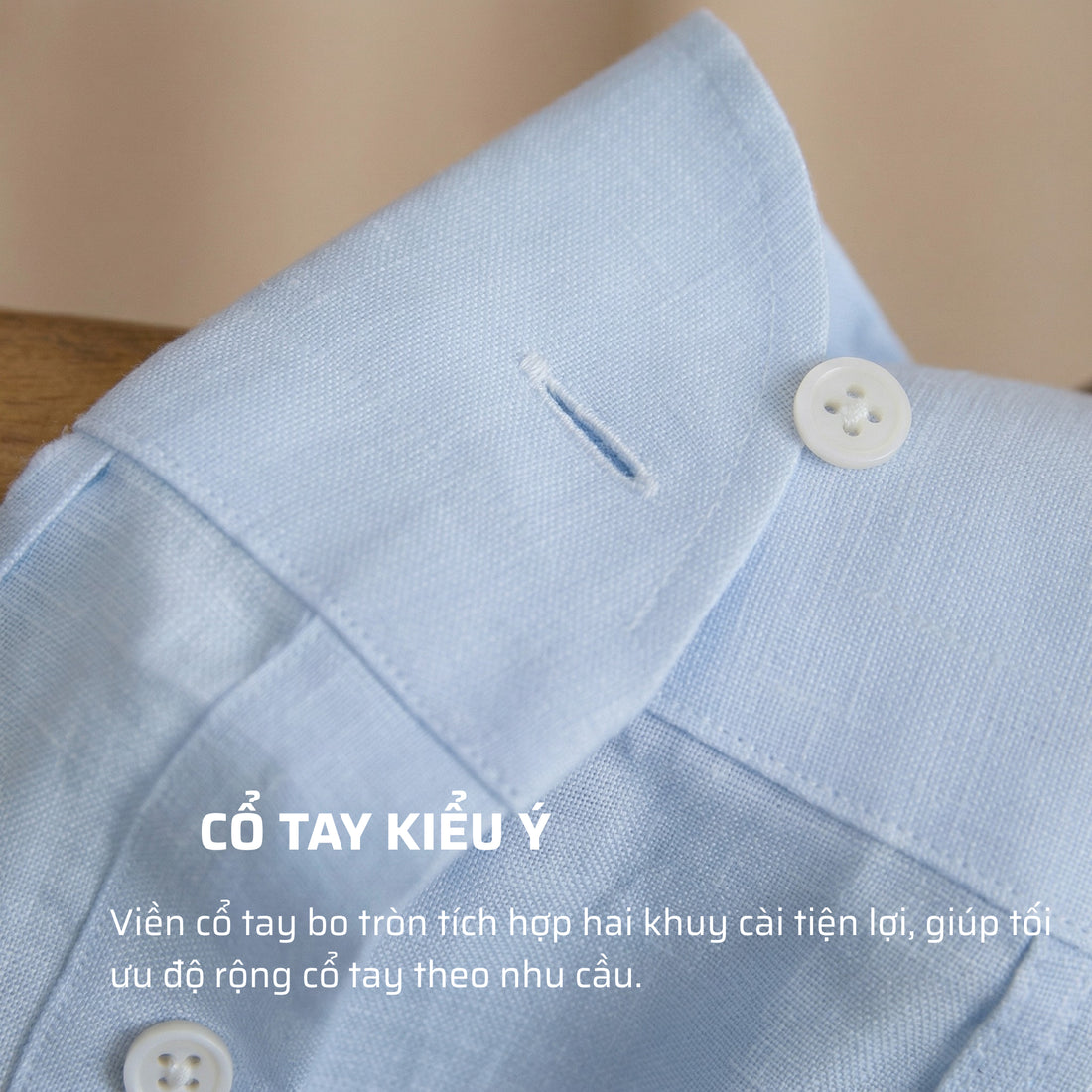 BLUE The Rosetta Linen Shirt — 5