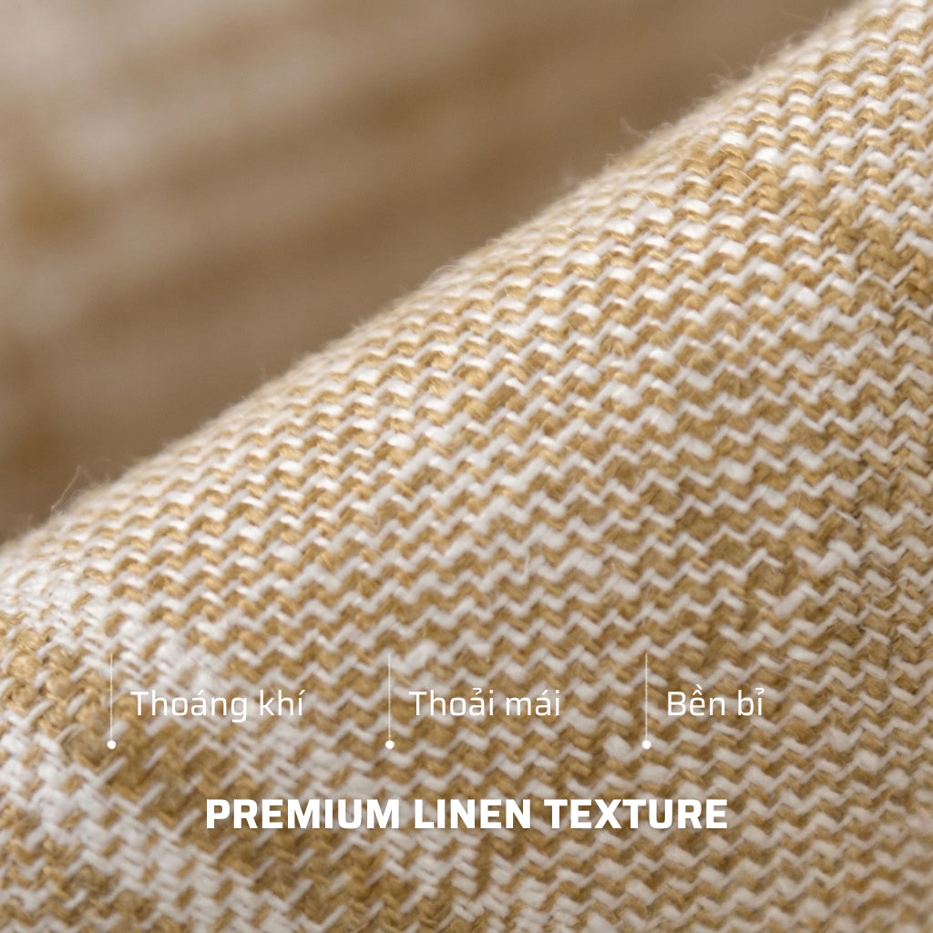 Sand Beige The Saqqara Linen Blazer — 4