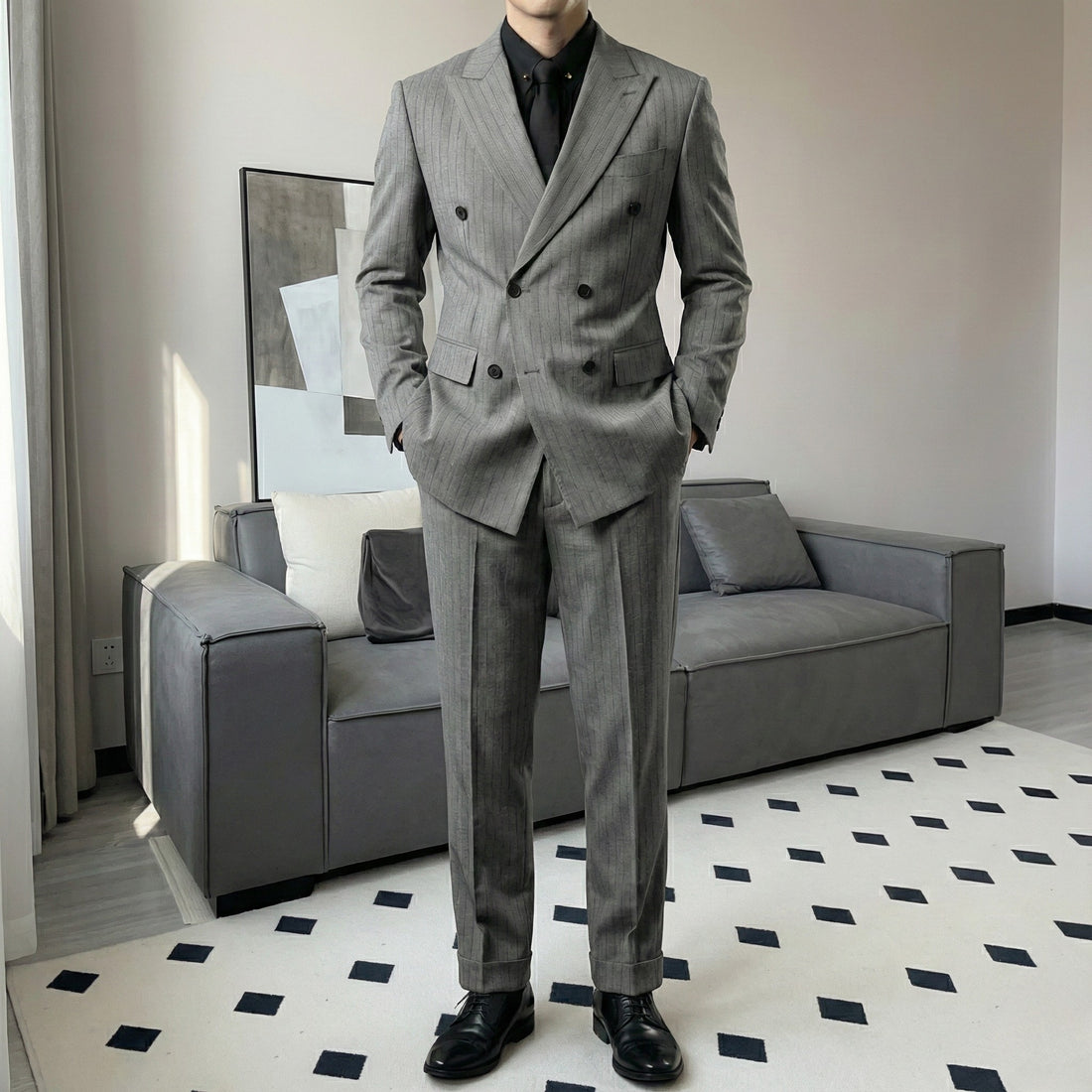 Natural The Tanta Striped Suit — 3